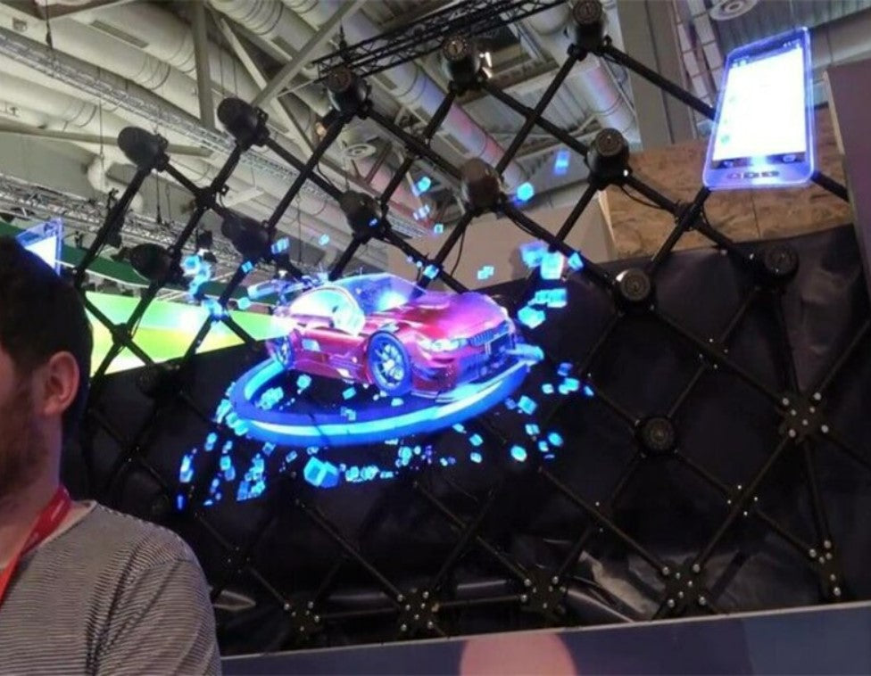 3D Hologram Advertising Display LED Fan Holographic Imaging 3D LED Fan Light