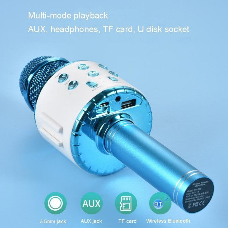 Wireless Bluetooth Karaoke Microphone & Speaker